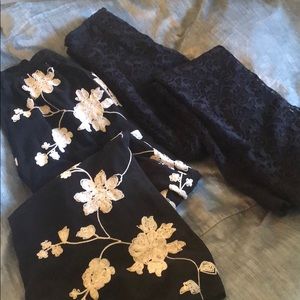 Embroidered & Lace Pants Bundle!